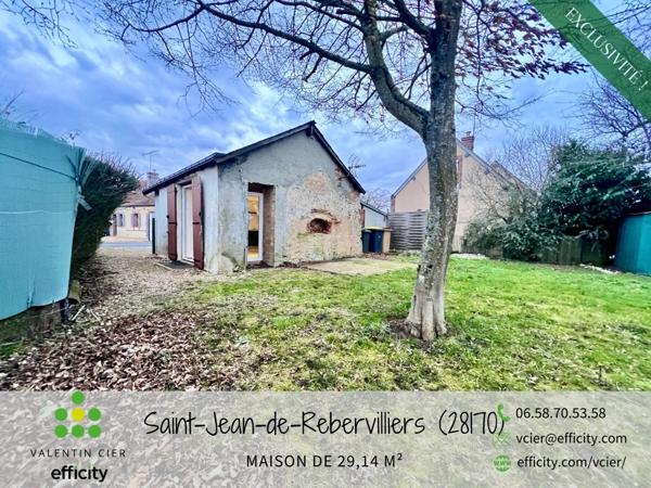 Maison 1 pièce - 29 m² Exclusivité efficity