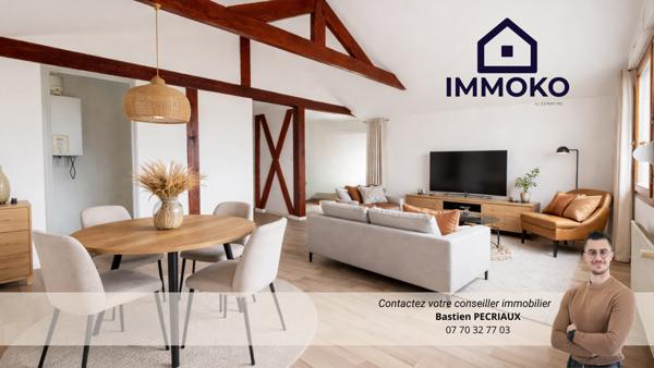 Belfort (90000) T3/4 lumineux avec jardin et cave