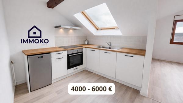 Belfort (90000) T3/4 lumineux avec jardin et cave