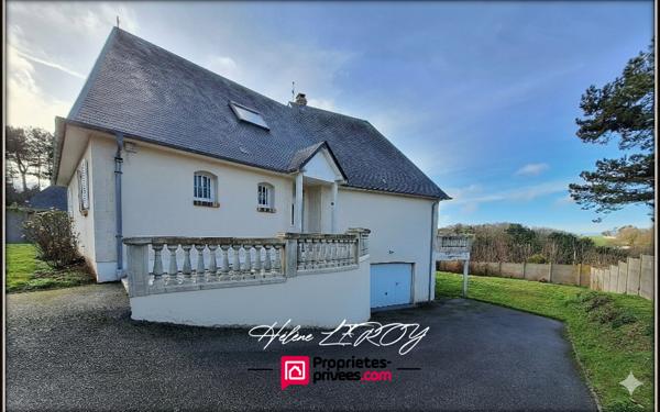 Maison familiale sur sous sol avec vue mer et jardin
