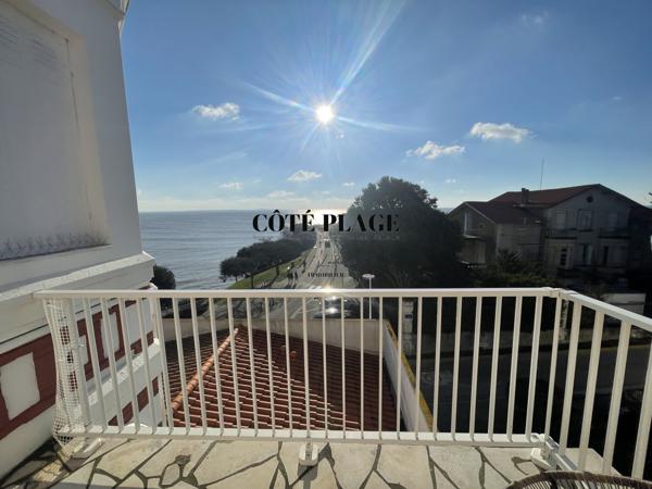 Vaux-sur-Mer (17640) VAUX PONTAILLAC BELLE VUE MER 1ère LIGNE APPARTEMENT DUPLEX 30 m2 au prix de 249.000€ HAI