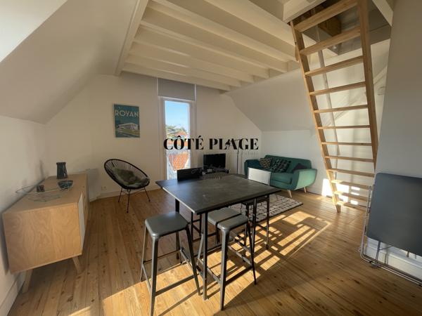 Vaux-sur-Mer (17640) VAUX PONTAILLAC BELLE VUE MER 1ère LIGNE APPARTEMENT DUPLEX 30 m2 au prix de 249.000€ HAI