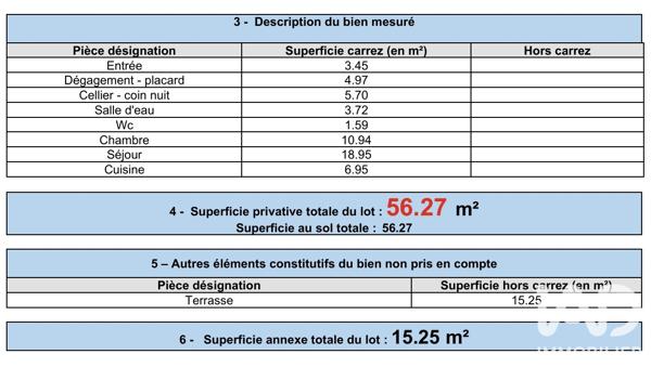 Appartement à vendre 2 pièces 56,27 m² Cagnes-sur-Mer