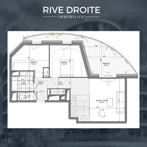 Rennes (35000) RENNES ARSENAL REDON - BD VOLTAIRE - T3 AVEC TERRASSE - STATIONNEMENT