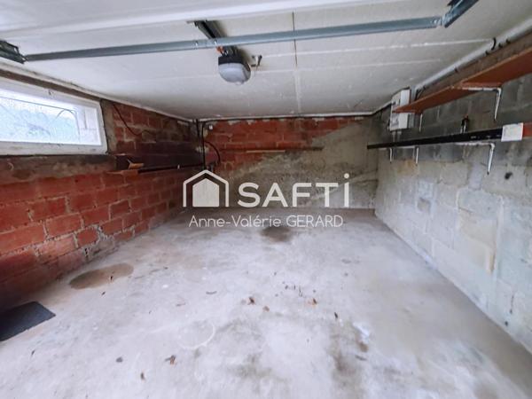 Pavillon 185 m²  sous-sol complet, cour et jardin