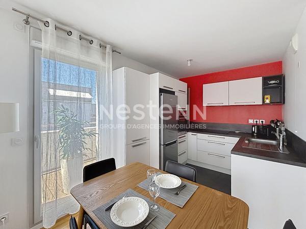 Appartement T4 BRON - 77 m2 - 3 chambres - Grande terrasse - Cave - Immeuble récent - 69500 BRON
