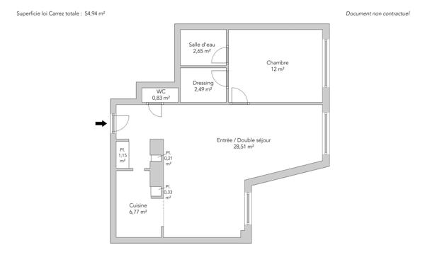 Appartement Paris 15e - QUAI DE GRENELLE