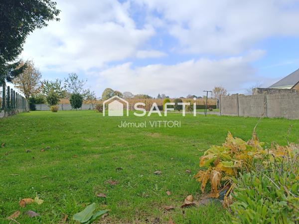 Maison en pierre, 3 chambres, porche, dépendance et terrain clos