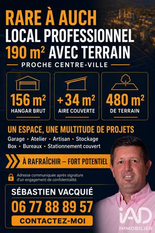 Murs commerciaux  à vendre 159 m² Auch