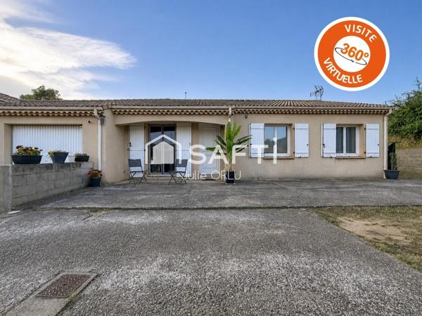 Maison de plain-pied 4 chambres avec garage