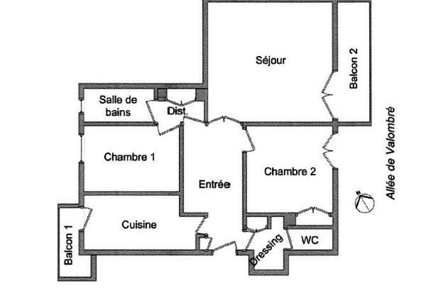 Appartement 3 pièces de 80 m² à Caluire et cuire