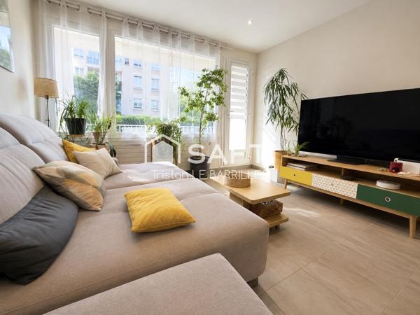 Appartement rénové avec balcon-terrasse