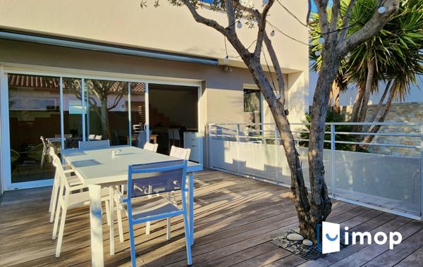Pérols : villa contemporaine 90m² avec piscine, garage et calme absolu à 10 min de la mer