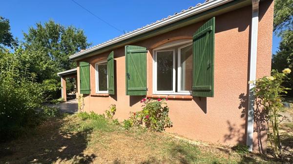 Charmante maison 3 chambres 90 m² avec beau terrain arboré à Montbeton
