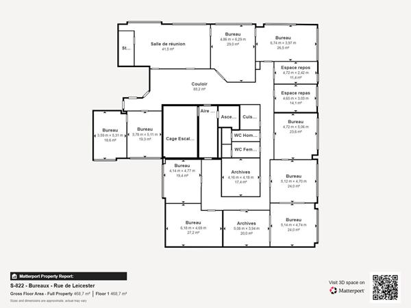 Bureaux Strasbourg 421m2