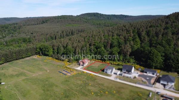 Terrain viabilisé 945 m² WIMMENAU (67)