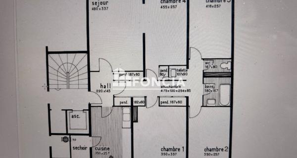 À vendre Appartement 5 pièces 91 m² - Saint-étienne 42100