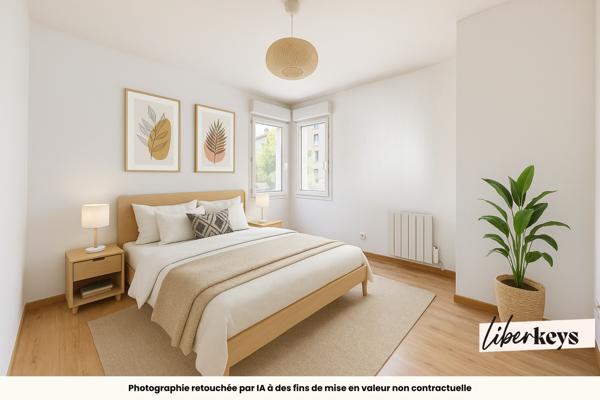 Appartement T2 en parfait état avec balcon – Au cœur de Meyzieu et à proximité du tramway