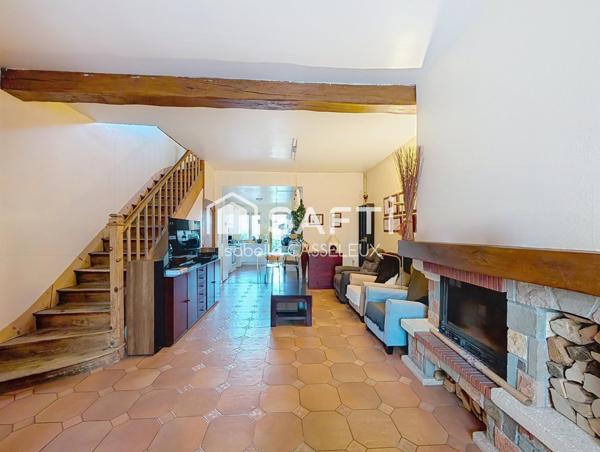 Maison de caractère au charme authentique : 3 chambres, terrasse bois et jardin