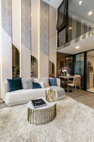 SOHO Bangkok Ratchada Condominiums loft modernes à 250 m du MRT Ratchadaphisek