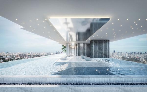 SOHO Bangkok Ratchada Condominiums loft modernes à 250 m du MRT Ratchadaphisek