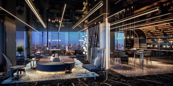 SOHO Bangkok Ratchada Condominiums loft modernes à 250 m du MRT Ratchadaphisek