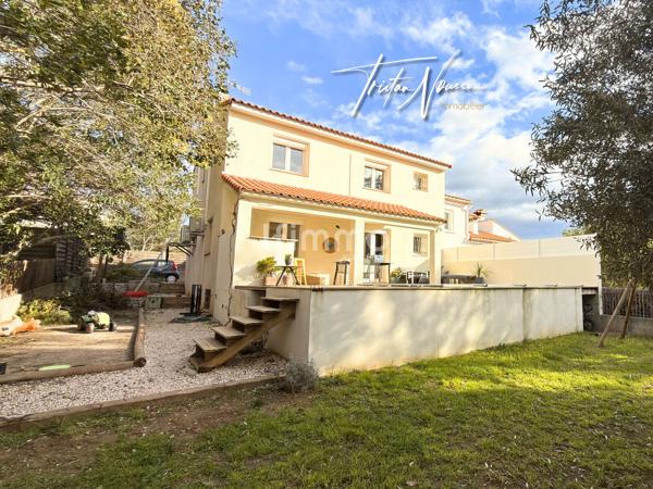 Maison 3 faces de 120 m2 - 4 chambres - Villeneuve de la Raho