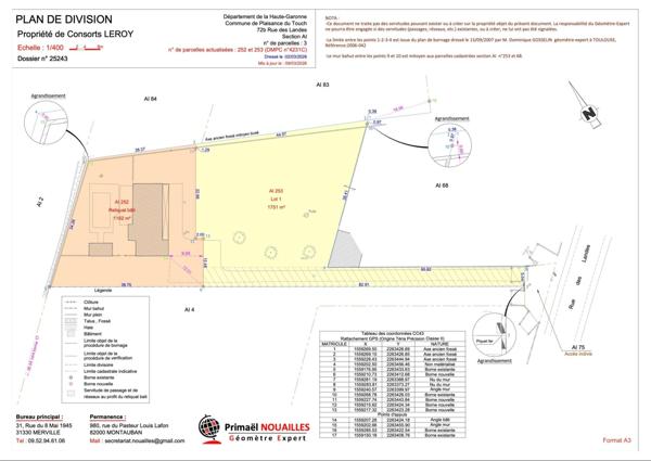 Terrain à bâtir – Plaisance-du-Touch, proche Golf de Téoula