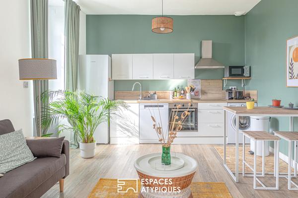 Ensemble immobilier avec loft piscine et maison locative