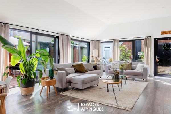 Ensemble immobilier avec loft piscine et maison locative
