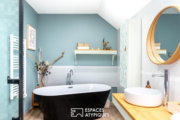 Ensemble immobilier avec loft piscine et maison locative