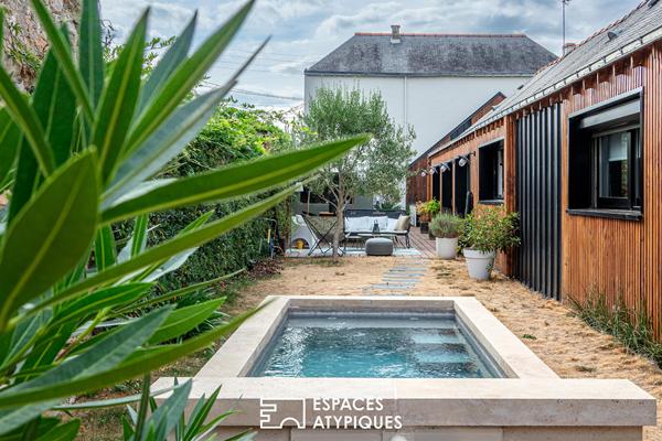 Ensemble immobilier avec loft piscine et maison locative