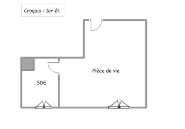 Studio occupé - idéal investisseur
