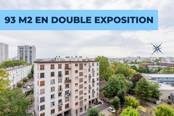 Grand 4 pièces familial de 93,39 m² – 3 chambres – 8e étage