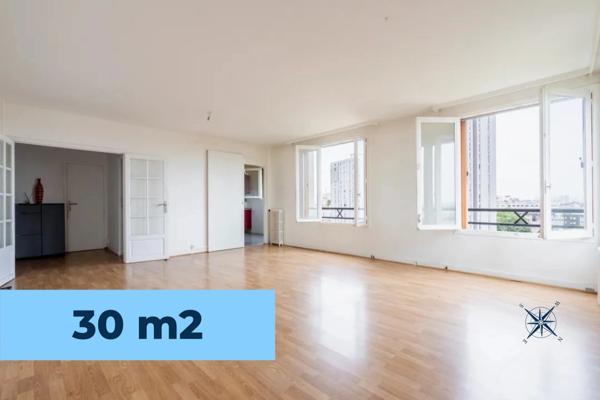 Grand 4 pièces familial de 93,39 m² – 3 chambres – 8e étage