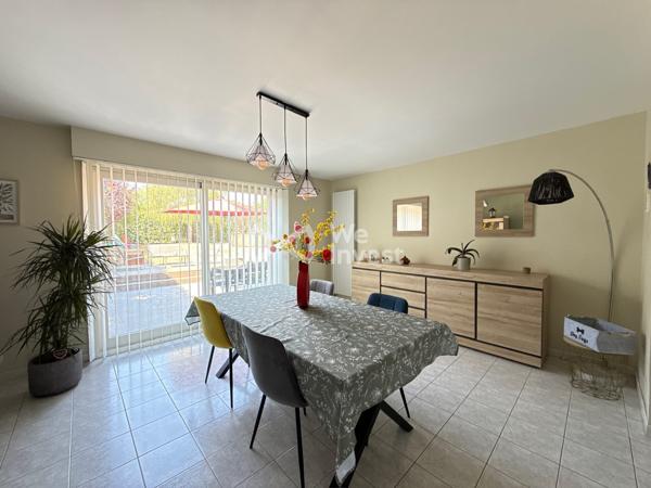 Libercourt – Maison brique 107 m² – 4 chambres – Garage – Terrain 800 m²