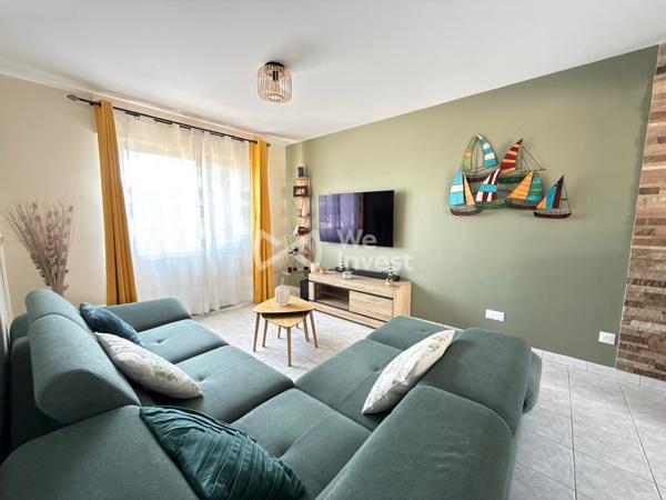 Libercourt – Maison brique 107 m² – 4 chambres – Garage – Terrain 800 m²