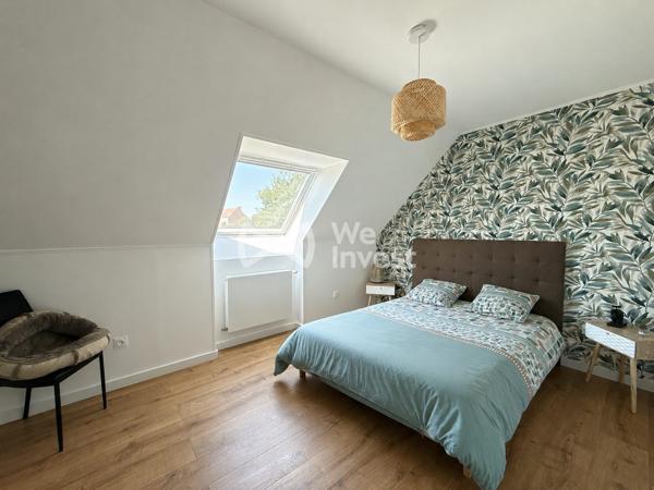 Libercourt – Maison brique 107 m² – 4 chambres – Garage – Terrain 800 m²