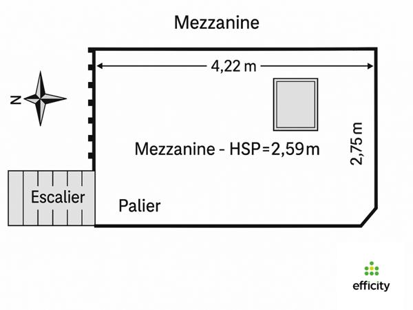 Appartement 3 pièces - 45 m²