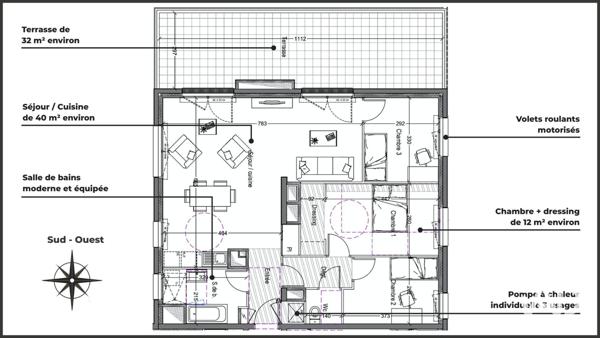 Appartement à vendre 4 pièces 90 m² Clermont-Ferrand