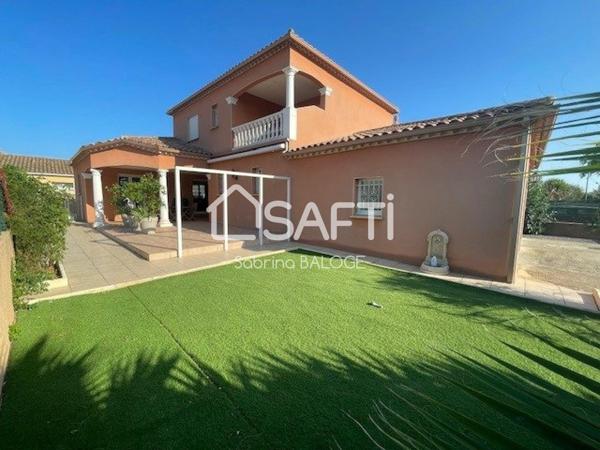 Belle Villa Méditerranéenne de 146m2  4 faces