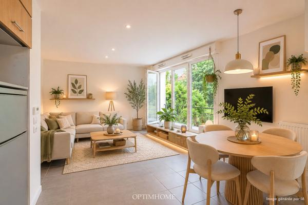 MAIRIE DES LILAS -  IMMEUBLE 2012 - APPARTEMENT 3 Pièces  2 Chambres - 53m²