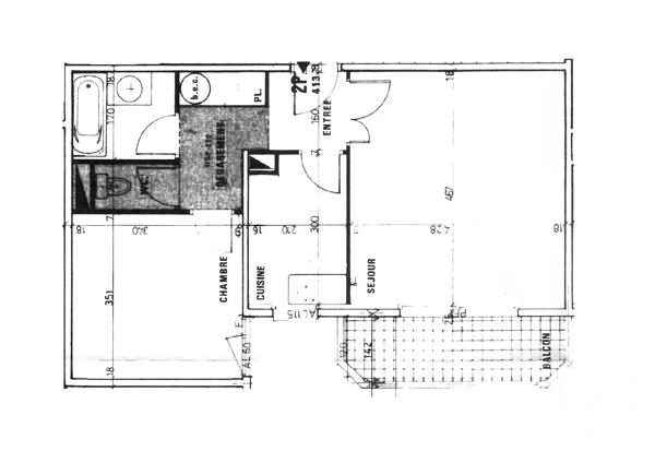 Appartement F2 à vendre  2 pièces - 50,50 m 2   LE KREMLIN BICETRE  - 94