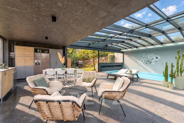 Superbe Villa contemporaine avec vue sur Lyon