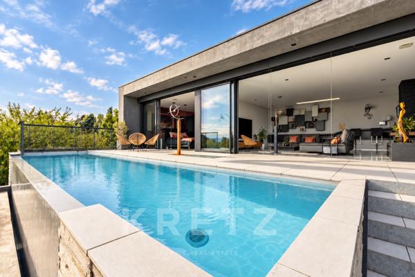 Superbe Villa contemporaine avec vue sur Lyon