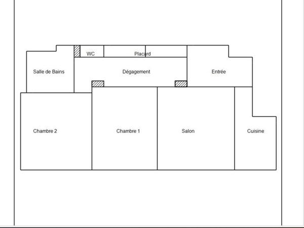 Appartement 3 pièces avec terrasse de 50m² PARIS 19