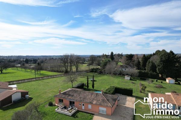 PLAIN PIED, 3/4 chambres, terrasses, jardin