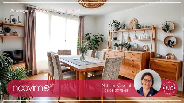 Maison de plain-pied de 67 m² 2 chambres sur 567 m²