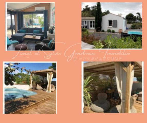 Dept 17 - Île d'Oléron - Propriété d'agrément sur un espace de 2500 m2 - capacité d'accueil >30 personnes