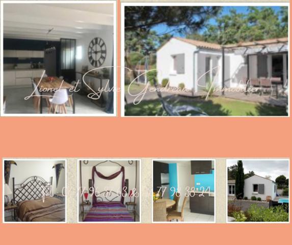 Dept 17 - Île d'Oléron - Propriété d'agrément sur un espace de 2500 m2 - capacité d'accueil >30 personnes